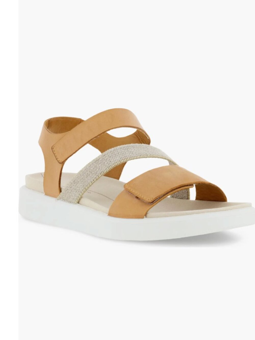 NEW $130 ECCO Flowt 2 Band Sandal 9-9.5 US / 40 EU Color - LION